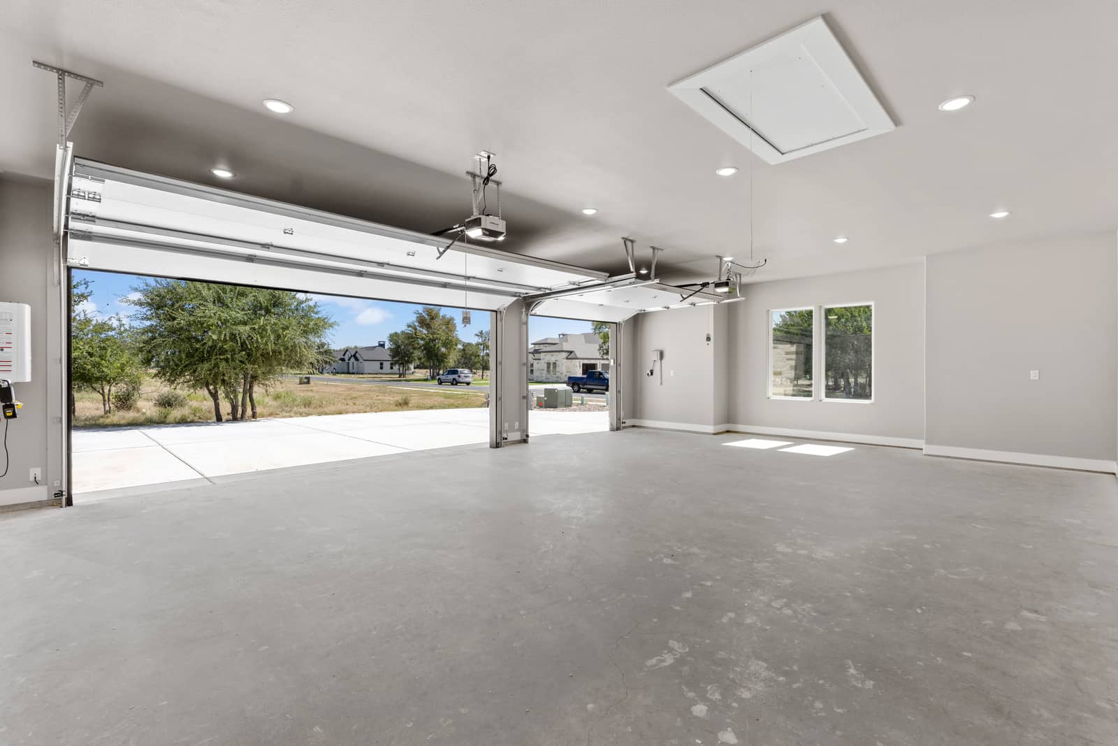 Finished garage mapped to 265 Sunday Drive